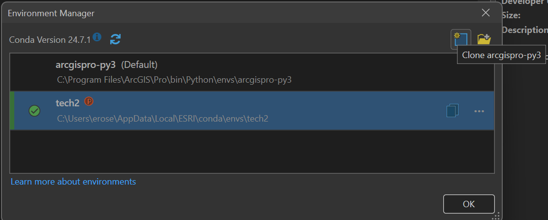 Clone the Environment